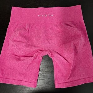 NVGTN Bubblegum Pink Lift Seamless Shorts - Large
